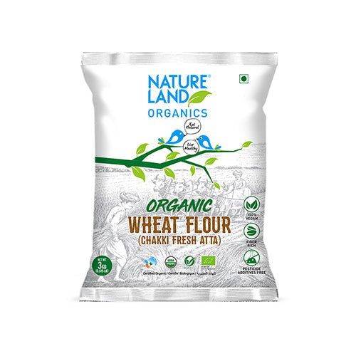 Organic Whole Wheat Flour 3 Kg