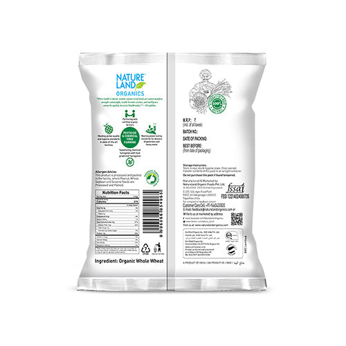 Organic Whole Wheat Flour 3 Kg