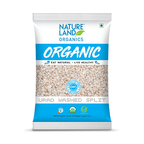 Organic Urad Washed split 500 Gm