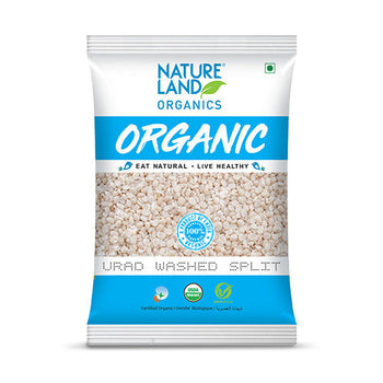 Organic White Urad Washed Split Dal 1Kg