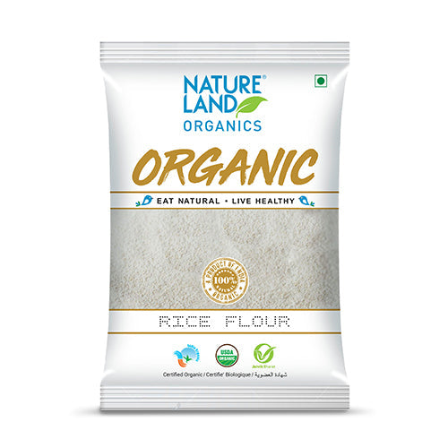 Only Rice Flour Natureland Organic Rice Flour - 500 gms - Veeha Foods