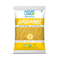 Organic Moong Split Washed 500 Gm