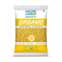 Organic Moong Split Washed 1 Kg