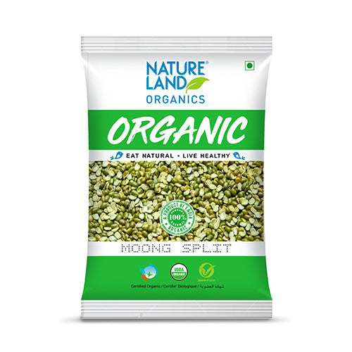 Organic Moong  Split 1 Kg