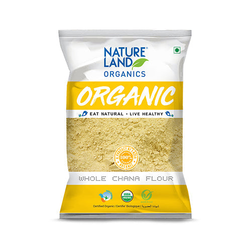 Organic Whole Chana Flour 500 Gm