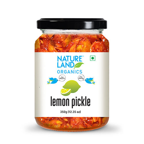 Organic Lemon Pickle 350 Gm