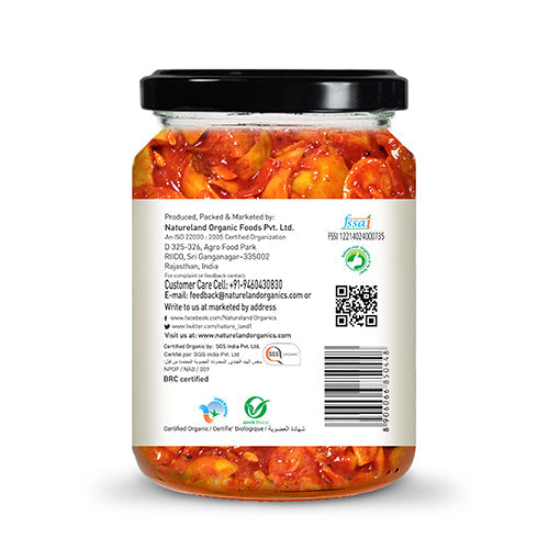 Organic Lemon Pickle 350 Gm