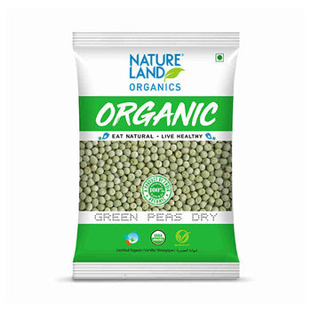 Organic Green Dry Peas 500 Gm