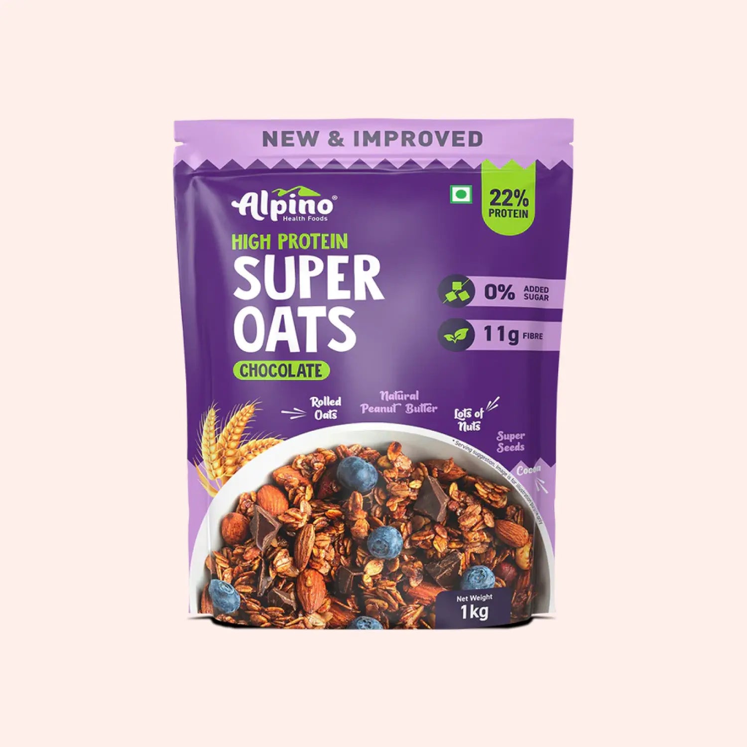 High Protein Super Rolled Oats Chocolate