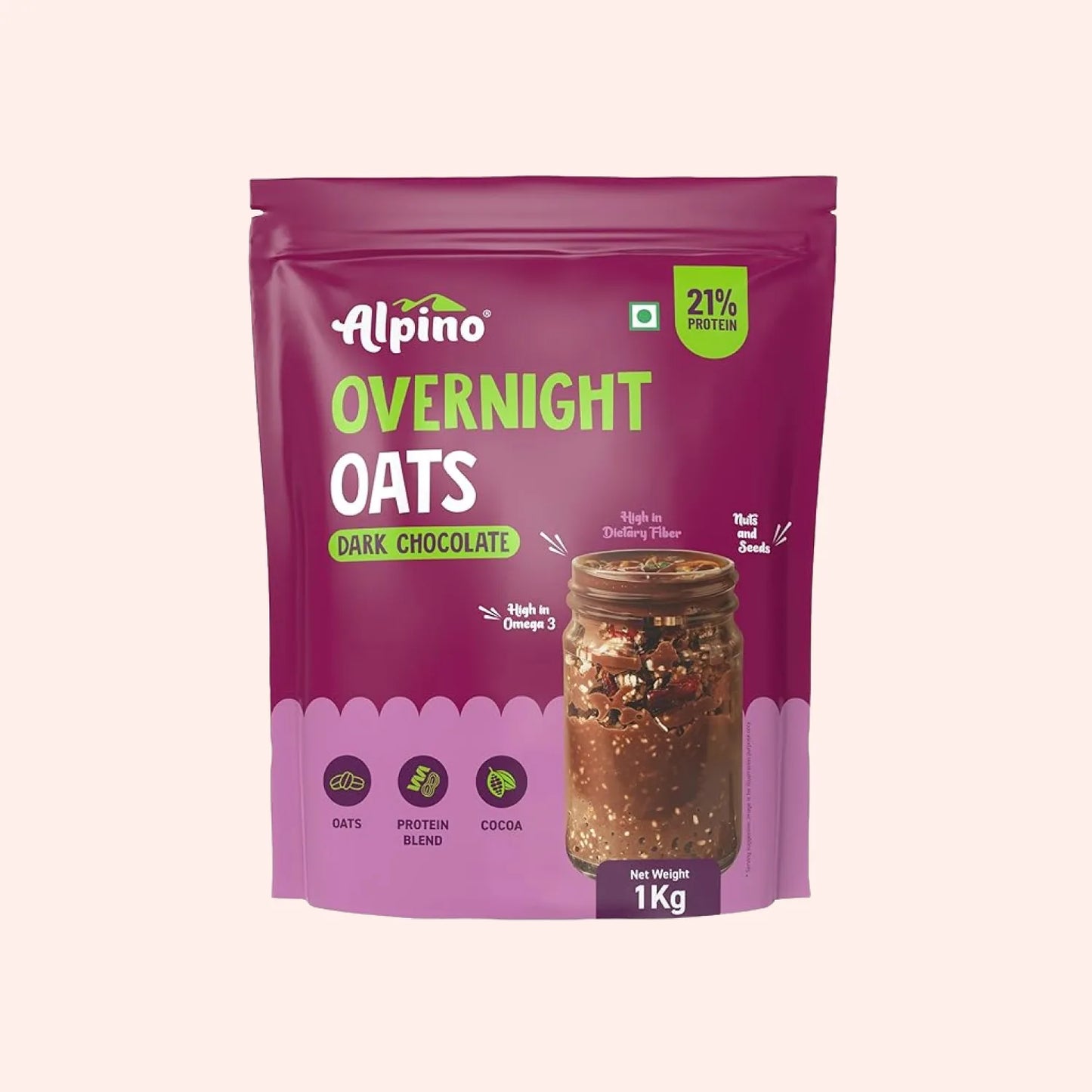 Overnight Oats Dark Chocolate 1kg