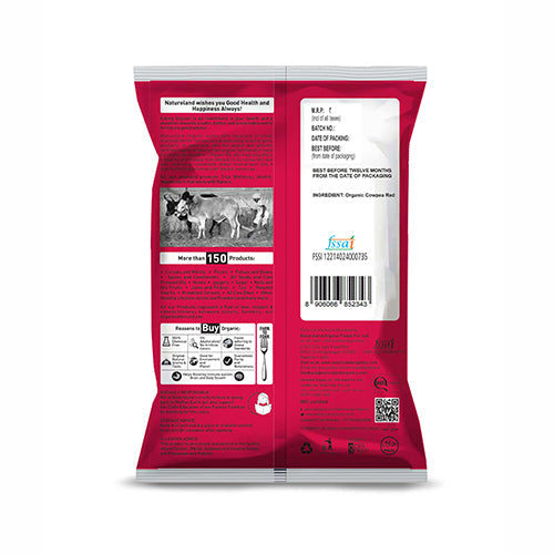 Organic Cowpea Red/Lobhia 500 Gm