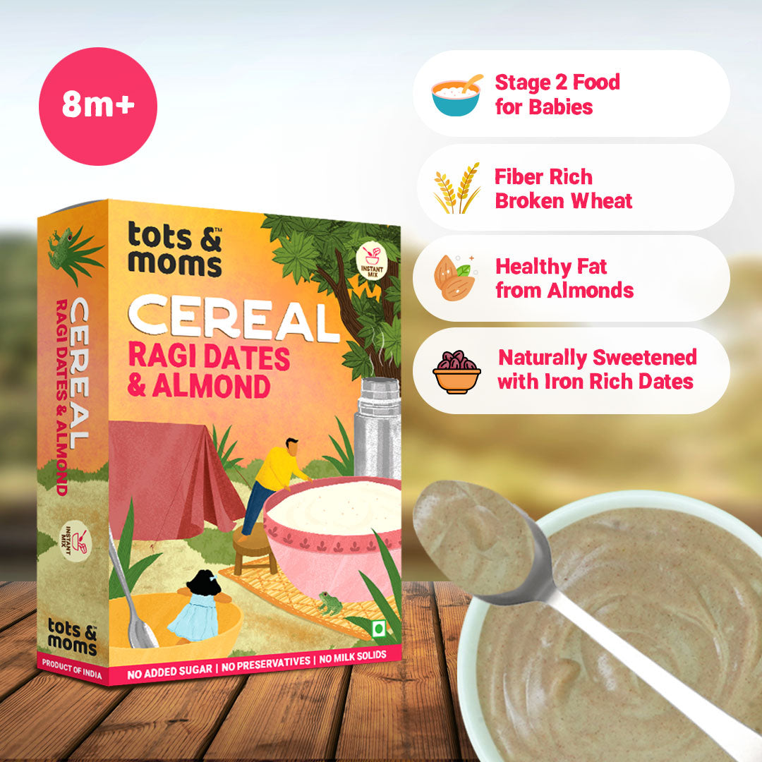 Instant Ragi Dates & Almonds Cereal | 200g