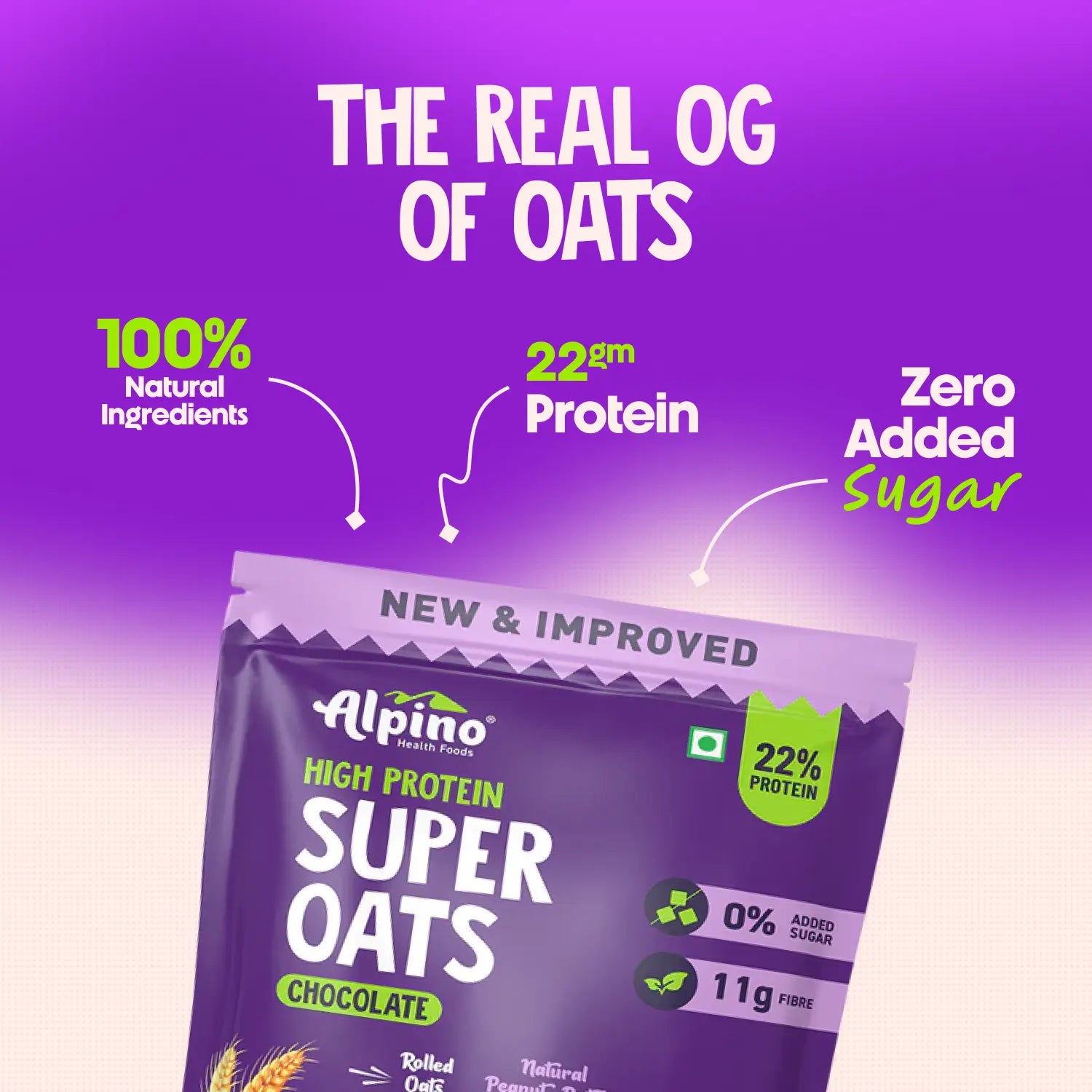 High Protein Super Rolled Oats Chocolate