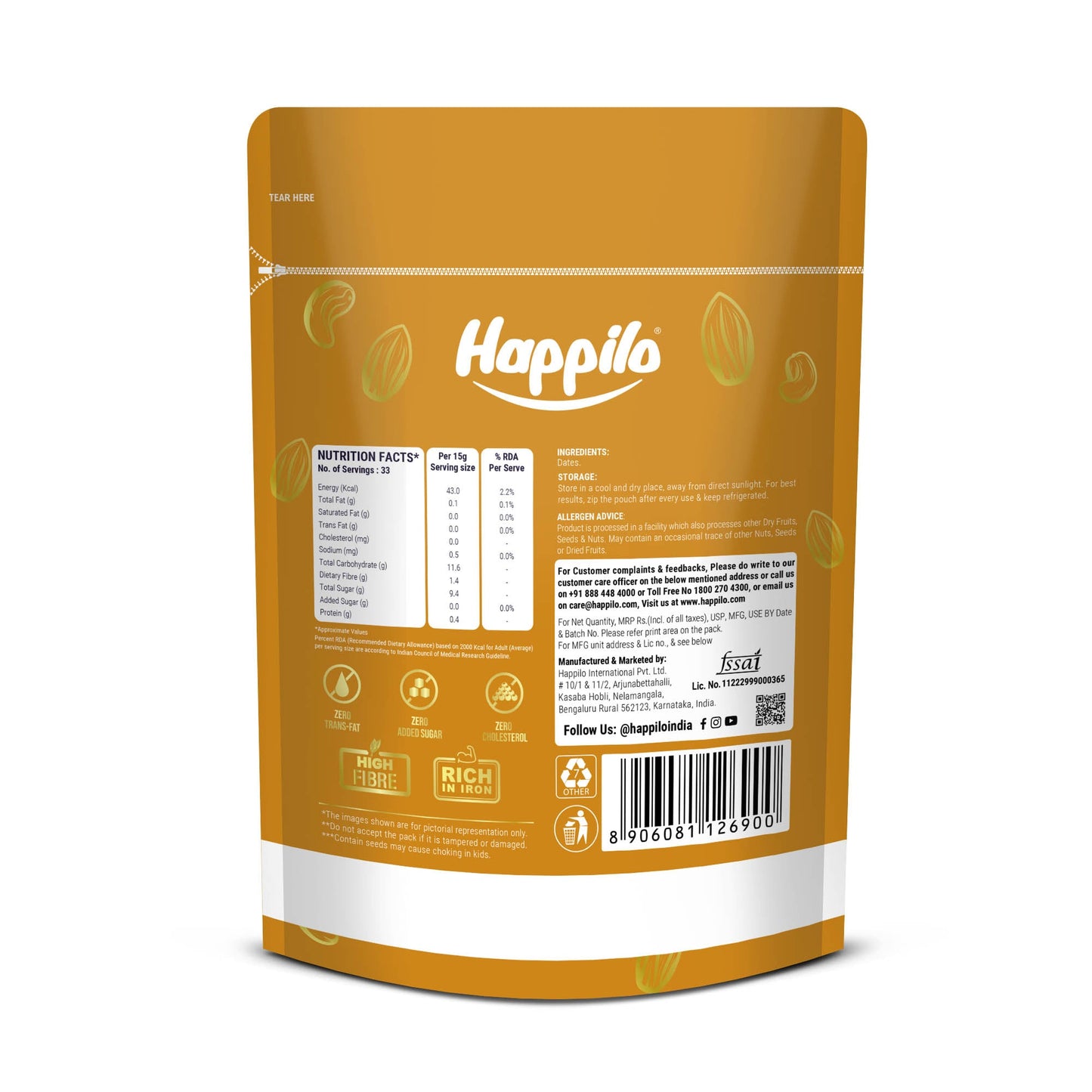 Happilo Premium Arabian Dates