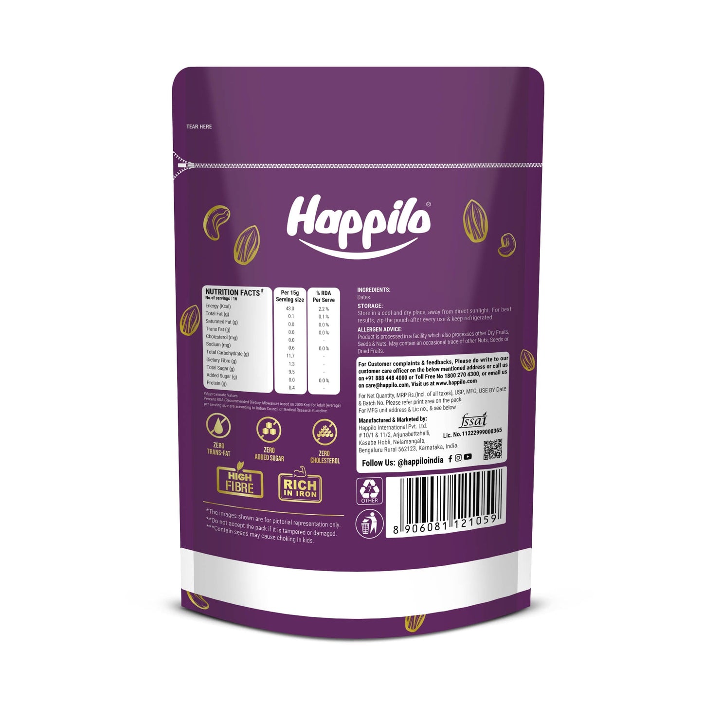 Happilo Premium International Omani Dates