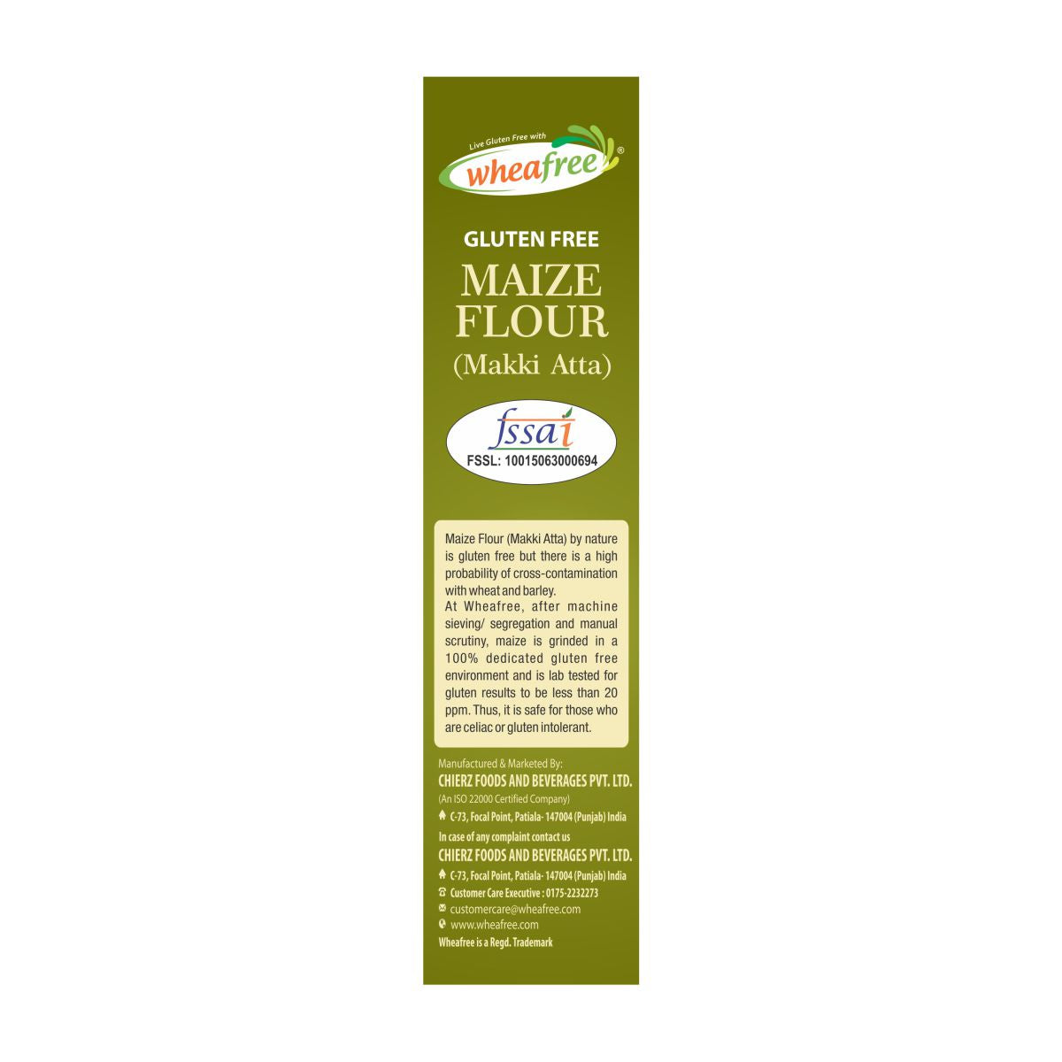 Gluten Free Maize Flour (Makki Atta)- 1Kg