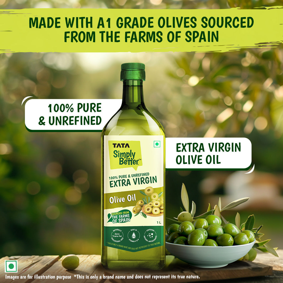 Tata Simply Better Extra Virgin Olive Oil 1L