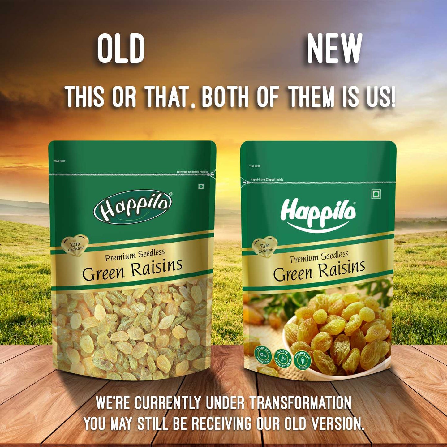 Happilo Premium Seedless Green Raisins