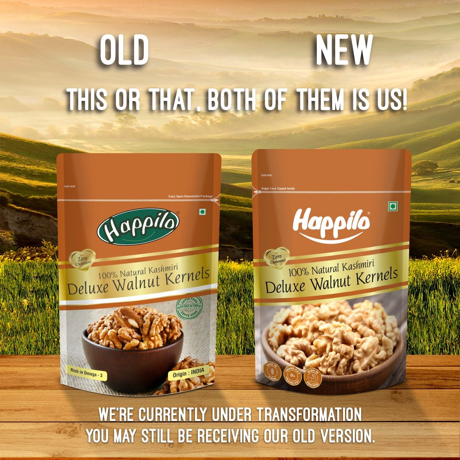 Happilo 100% Natural Deluxe Kashmiri Walnut Kernels