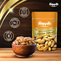 Happilo 100% Natural Jumbo Californian Almonds