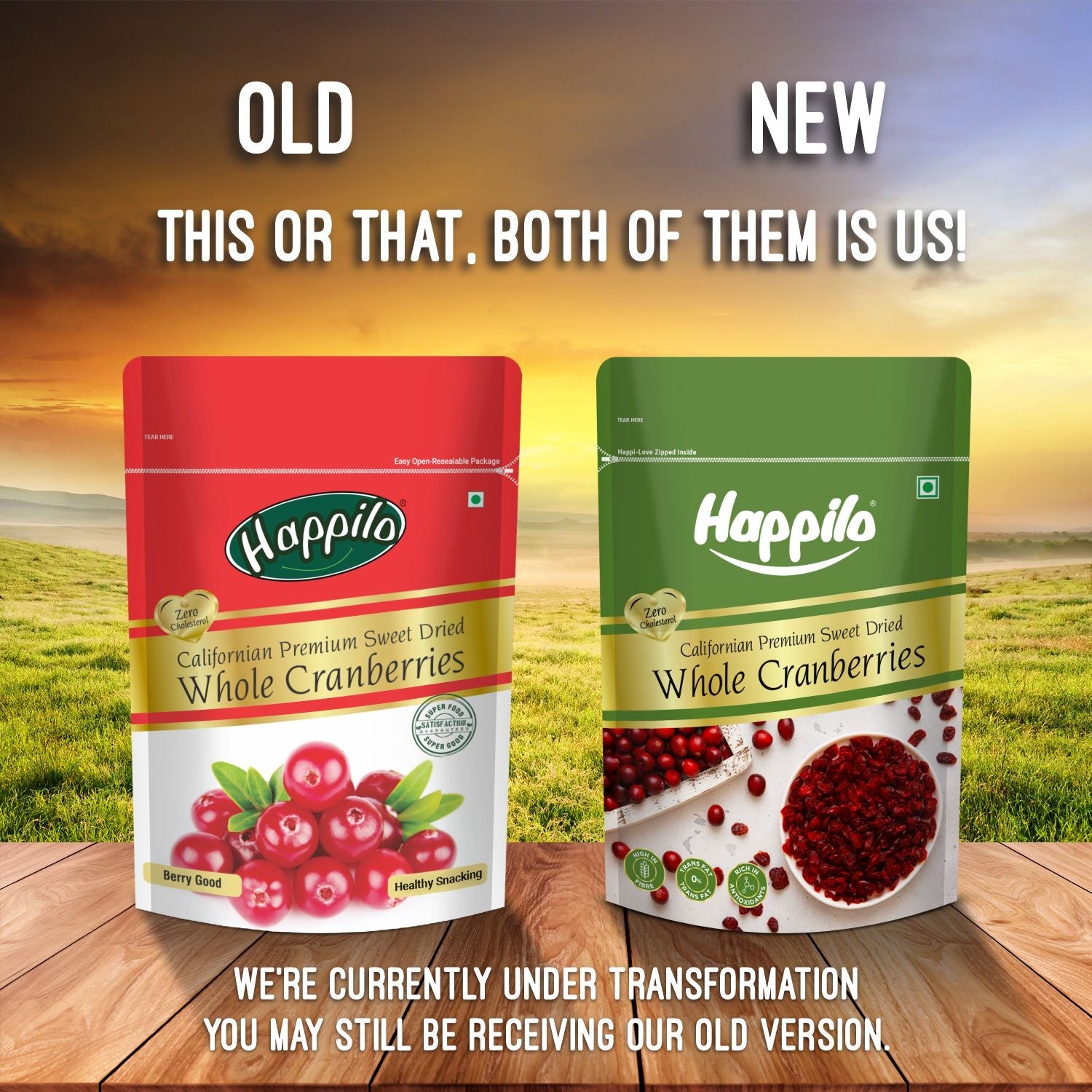 Happilo Premium Californian Dried Whole Cranberries