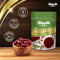 Happilo Premium Californian Dried Whole Cranberries