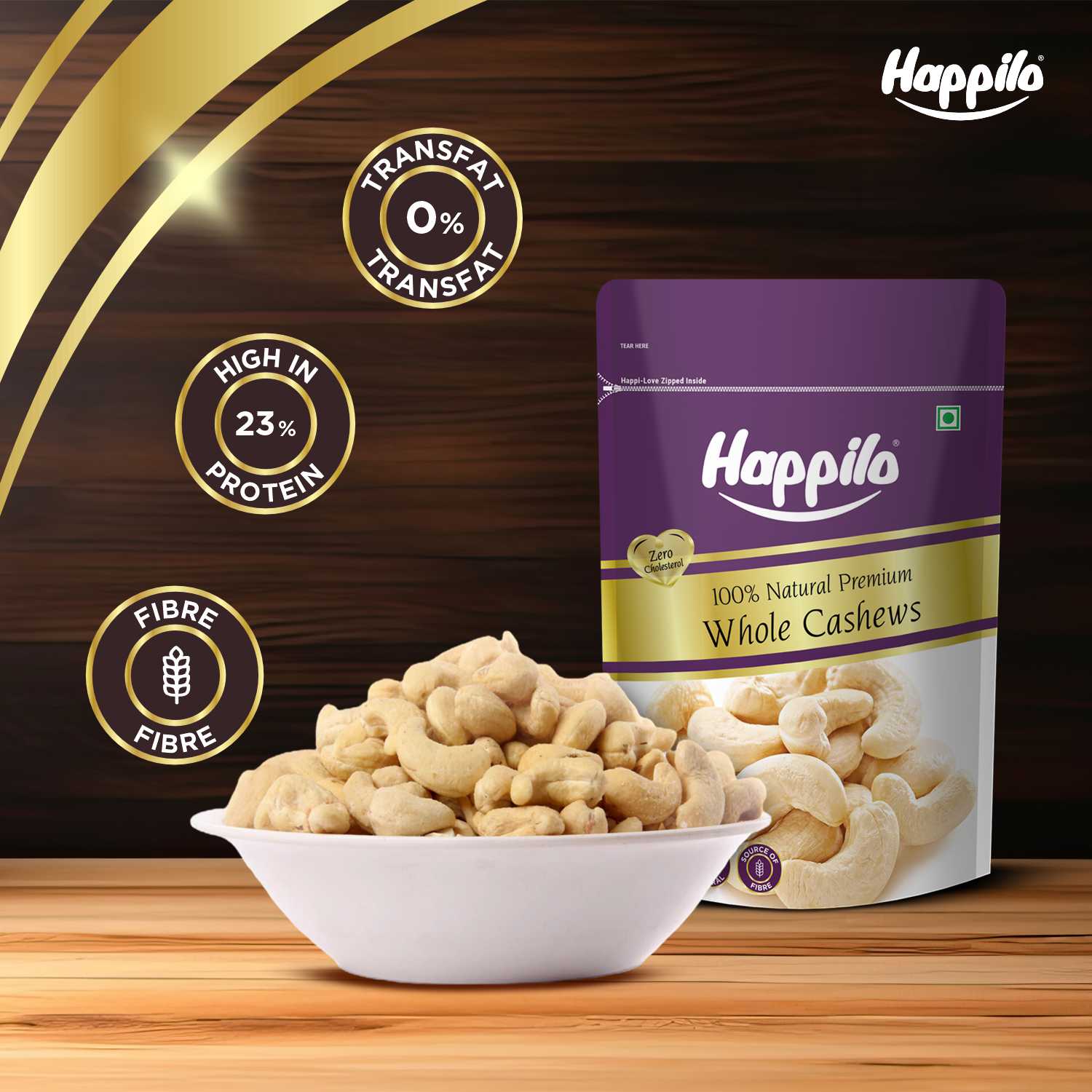 Happilo Premium Whole Cashew Nuts