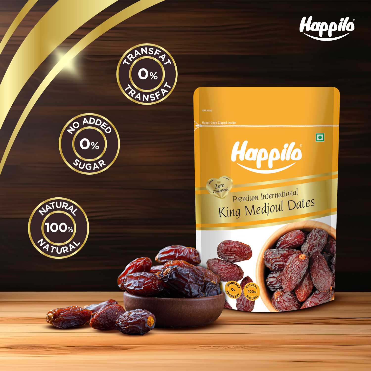 Happilo Premium International King Medjoul Dates