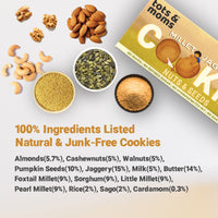 Nuts & Seeds | Millet & Jaggery Cookies - 150g