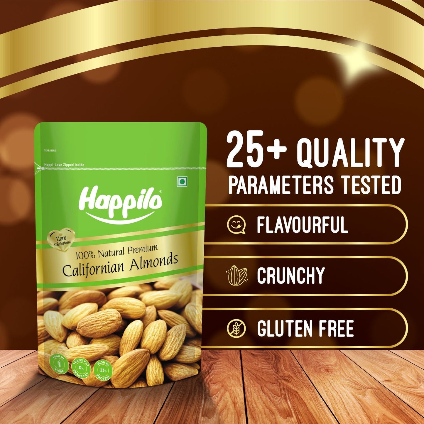 Happilo 100% Natural Premium California Almonds