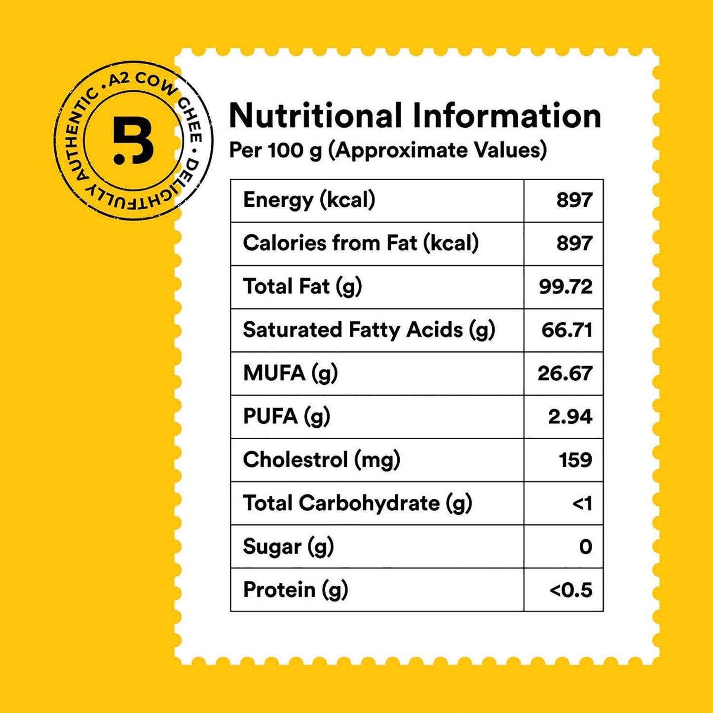 A2 Desi Cow Ghee 1 Ltr