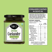 Coriander Chutney in Olive Oil