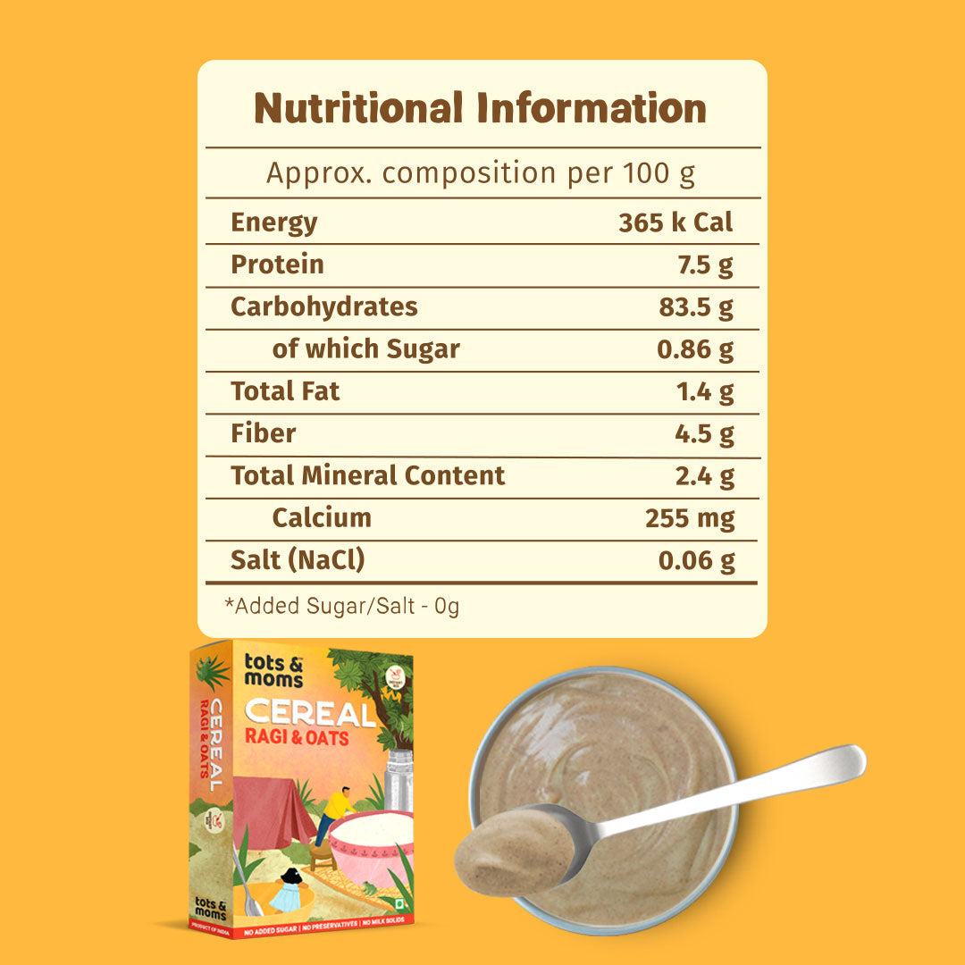 Instant Ragi & Oats  Cereal- 200g