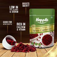 Happilo Premium Californian Dried Whole Cranberries