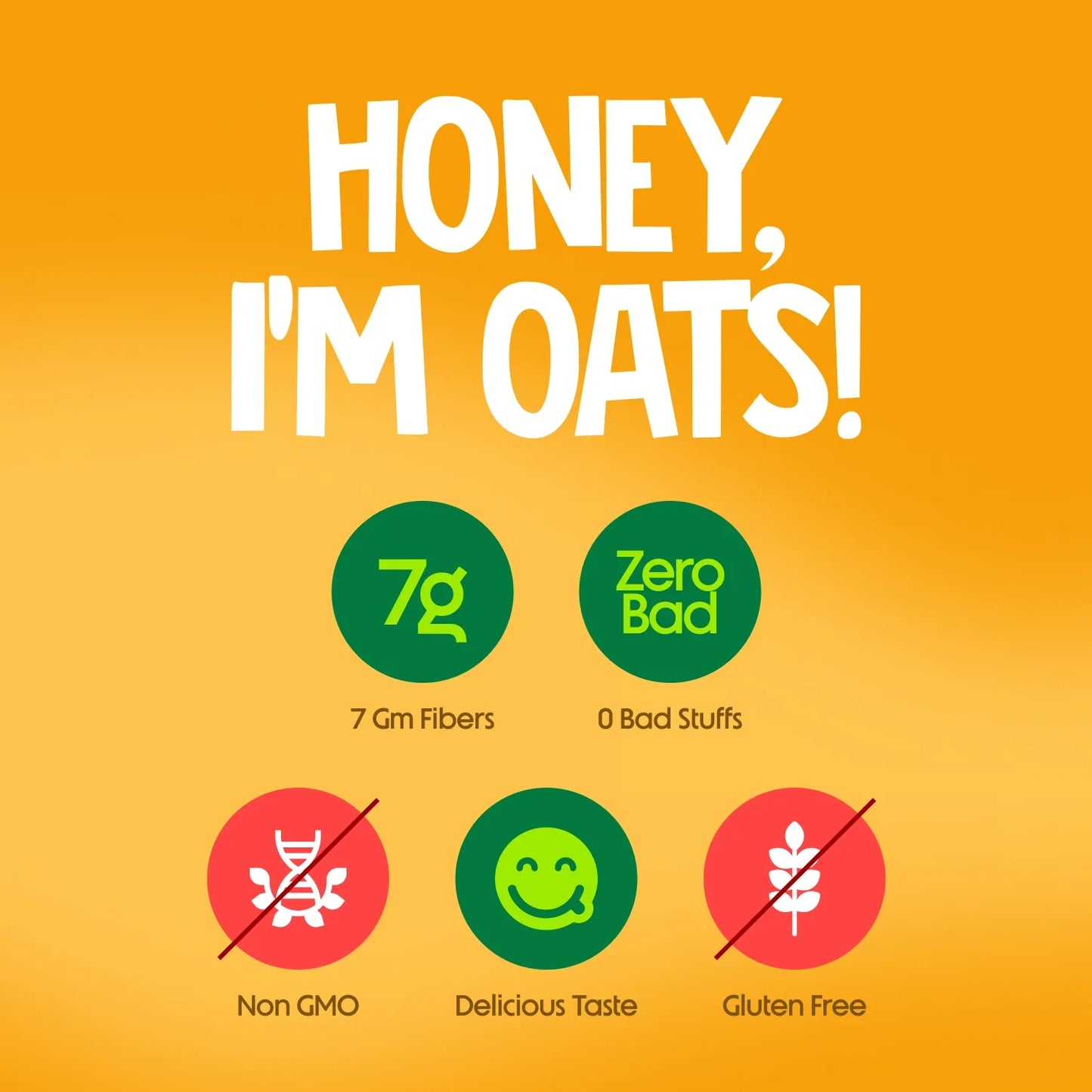 High Protein Rolled Oats Honey