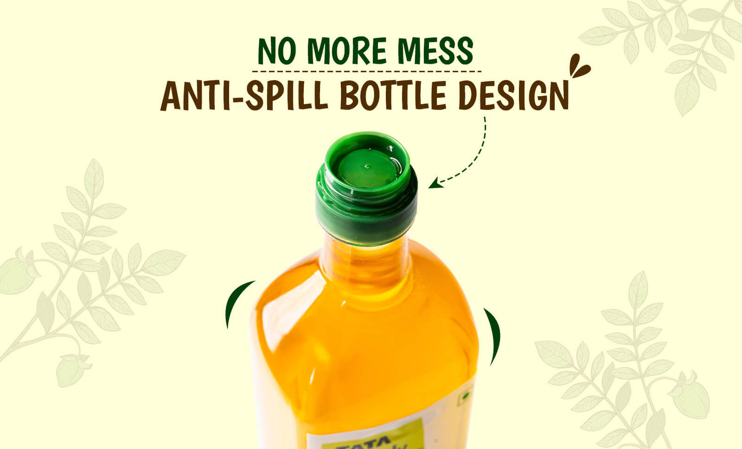 TATA SIMPLY BETTER GROUND NUT OIL 1L 100% PURE and UNREFINED COLD PRESSED OIL