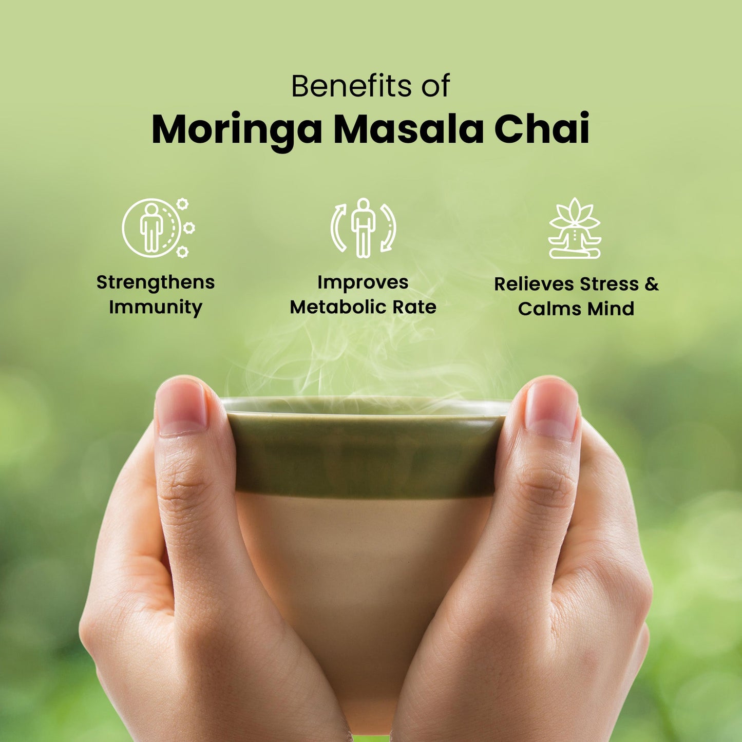 Auric Masala Tea - Kadak Masala Chai Powder with Moringa