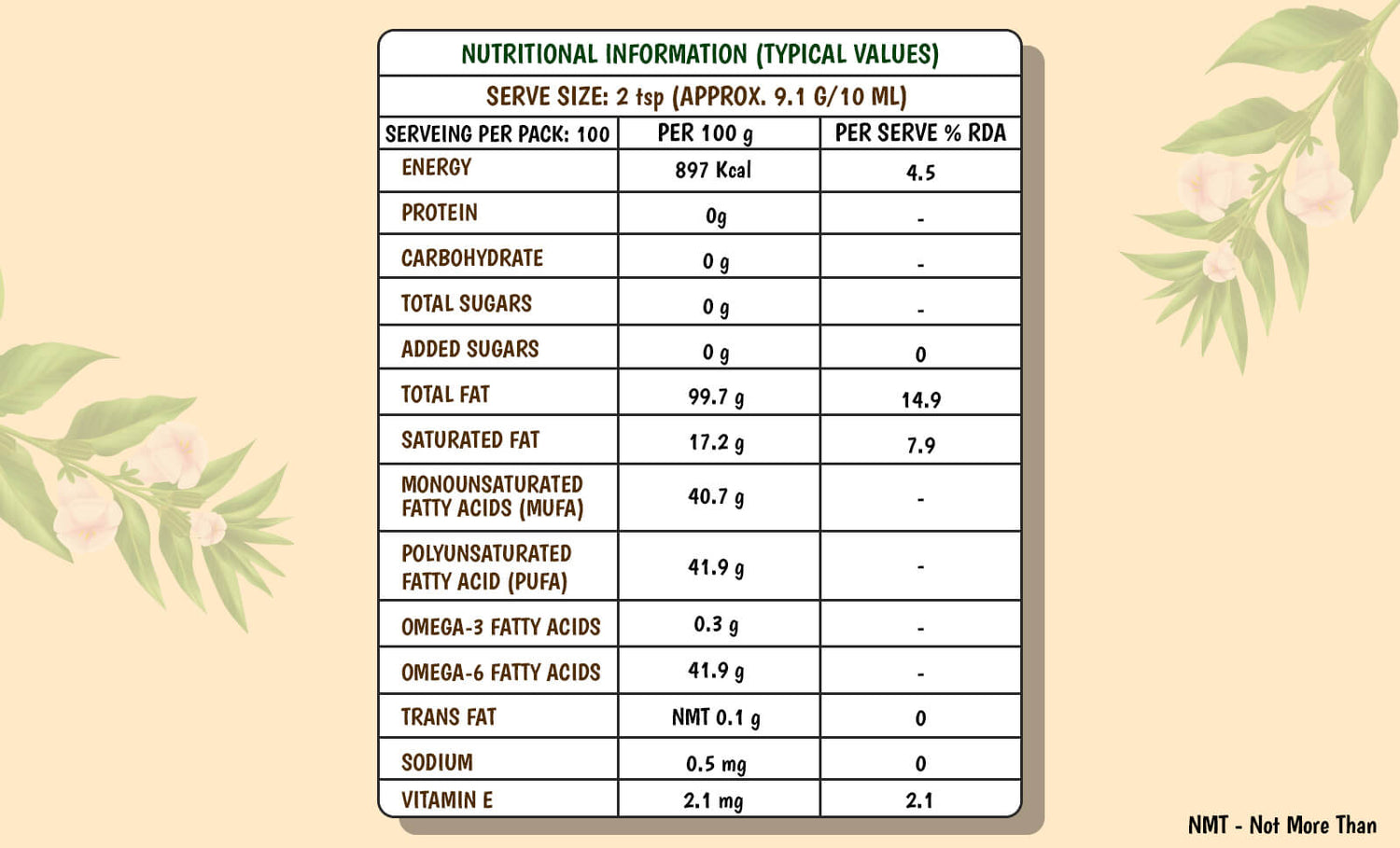 TATA SIMPLY BETTER SESAME OIL 1L 100% PURE and UNREFINED COLD PRESSED OIL