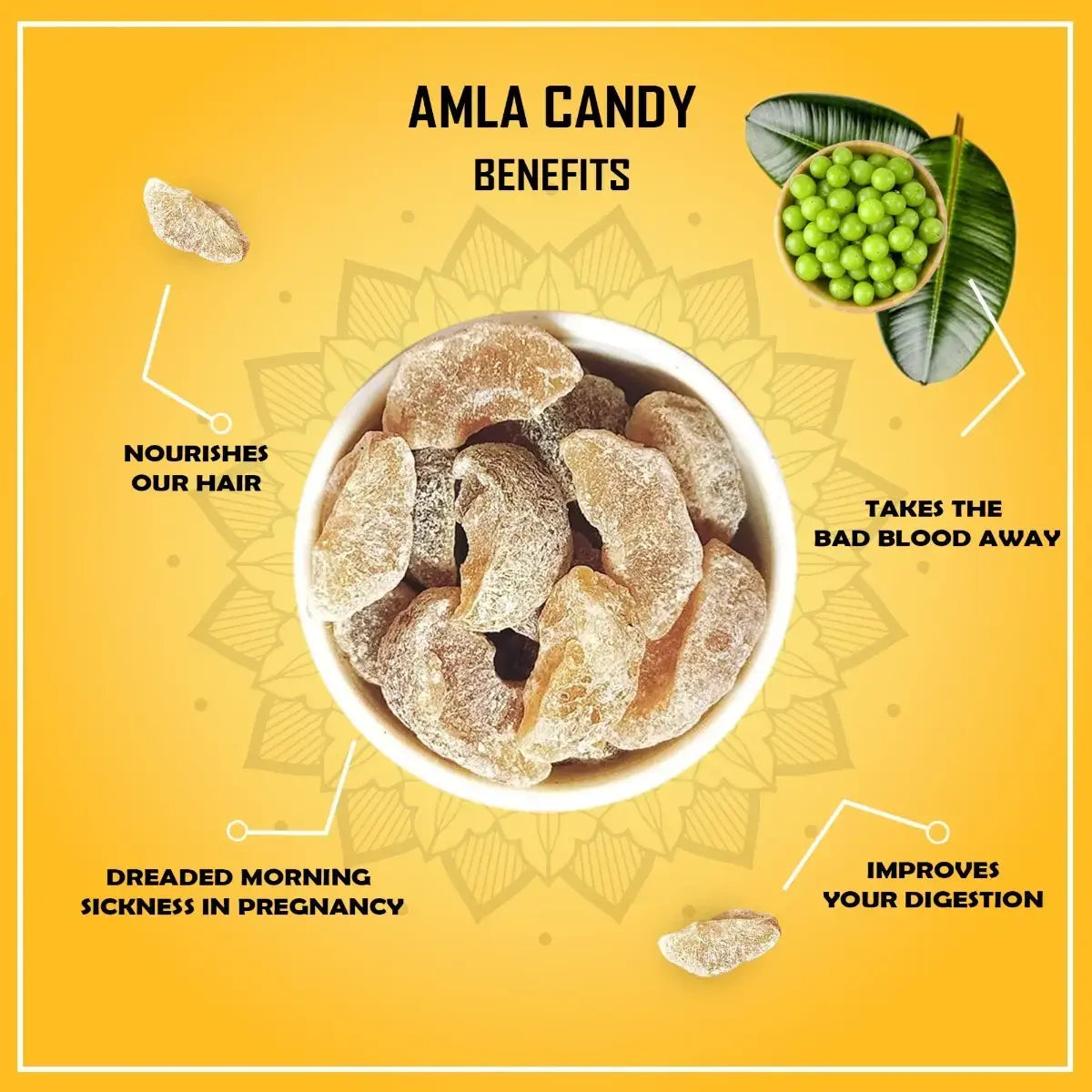 Fresh Wish Dry Amla Candy (Awala)