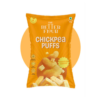 Cheddar Cheese Chickpea Puffs