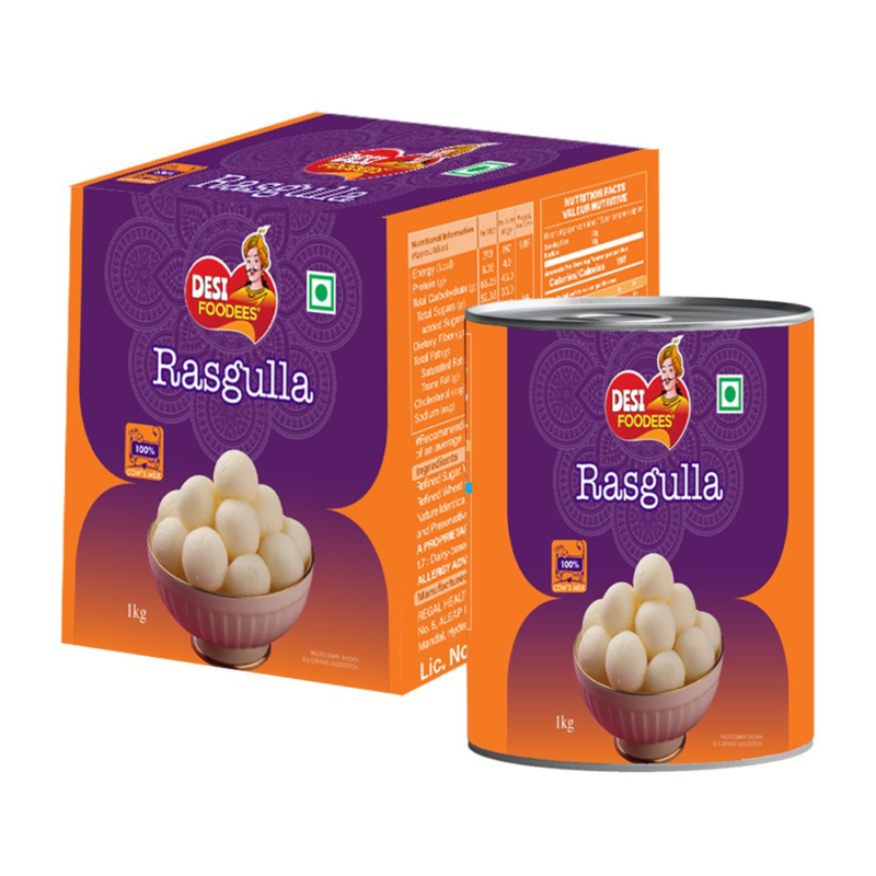 RASGULLA (TIN) 1 KG