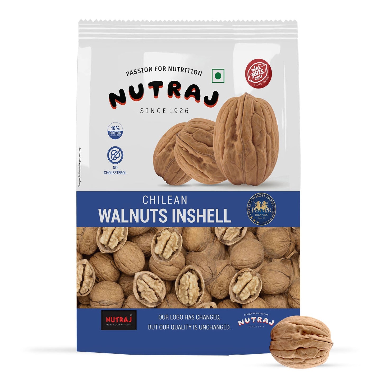 Nutraj Chilean Walnut Inshell 1kg