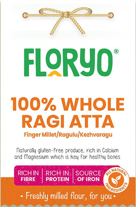 Floryo 100% Whole Ragi Atta