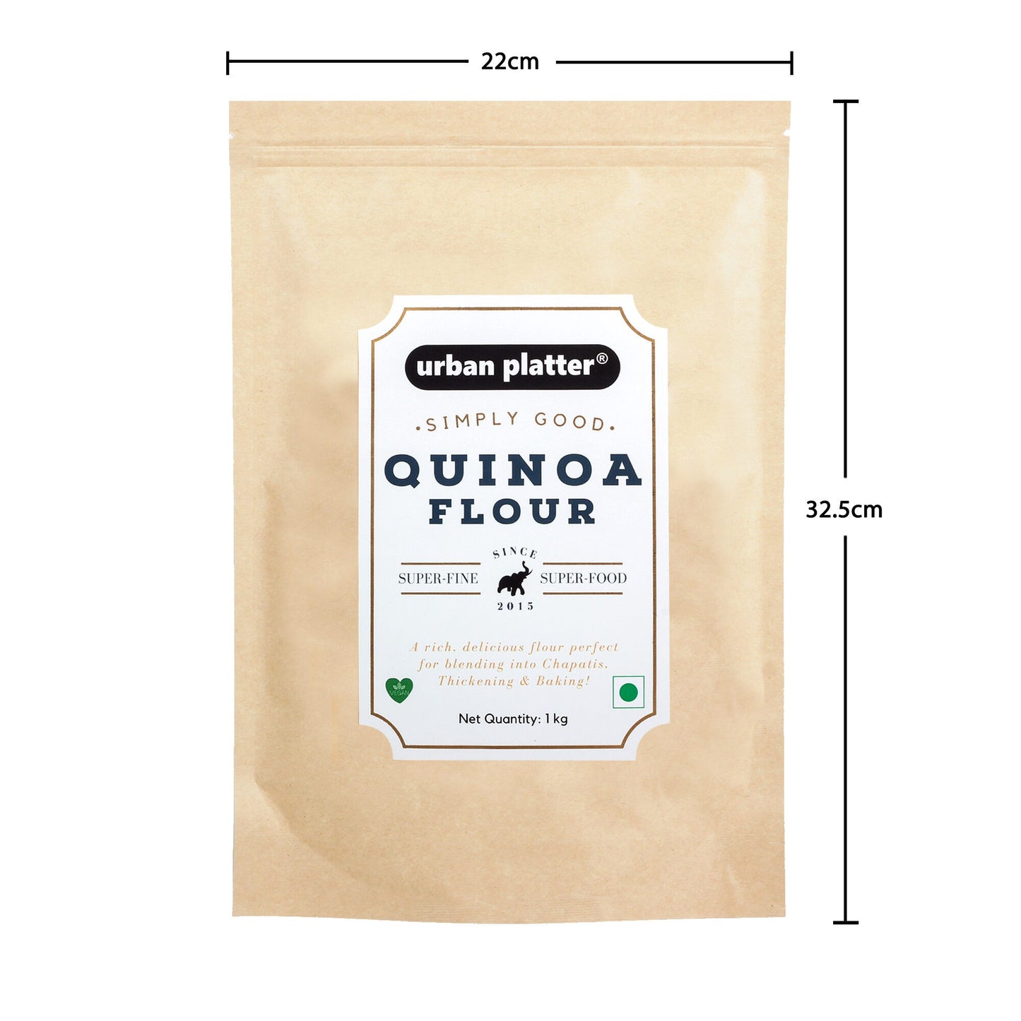 Urban Platter White Quinoa Flour - 1 kg