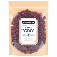 Urban Platter Dried Sliced Cranberries - 1 kg