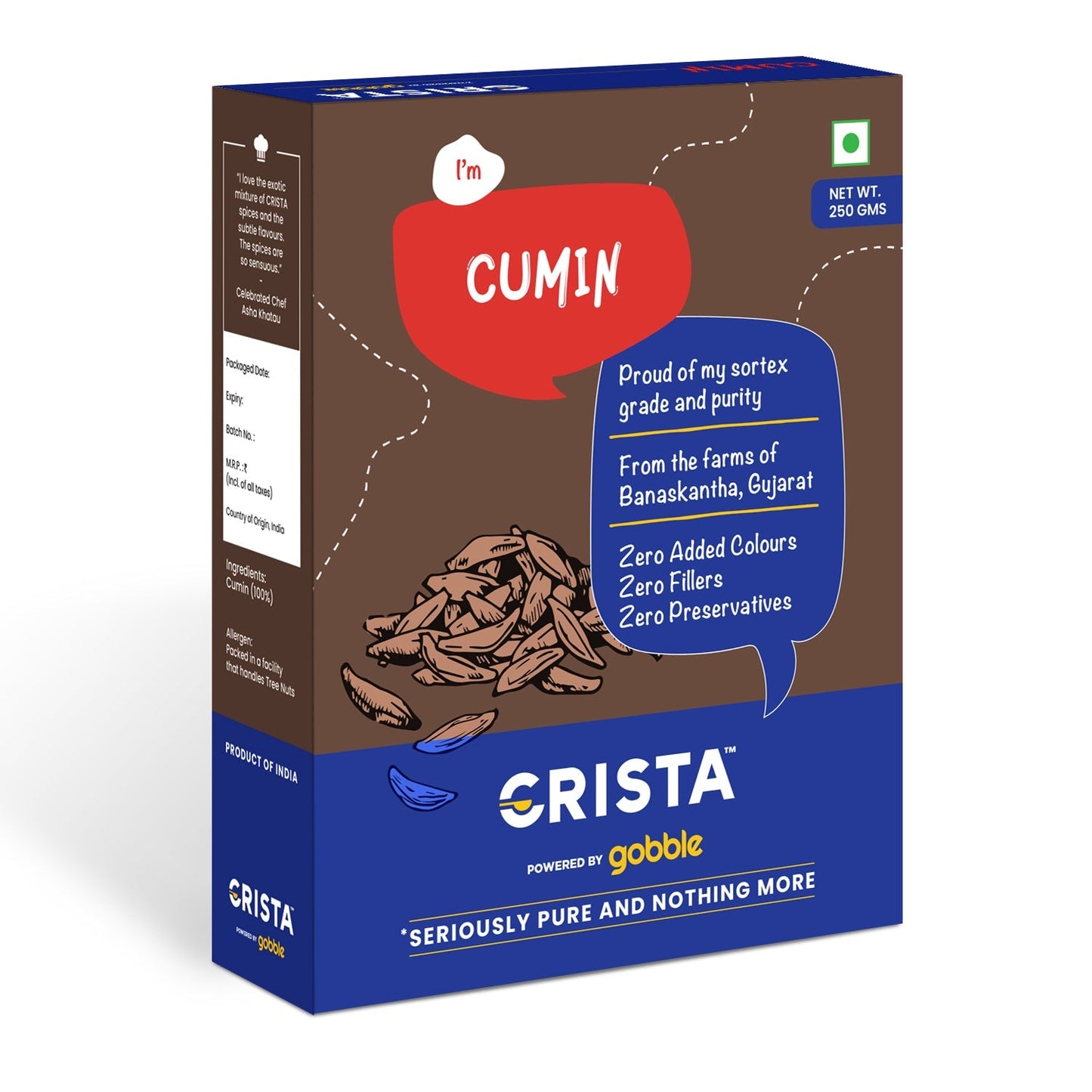 CRISTA Cumin 250 gms