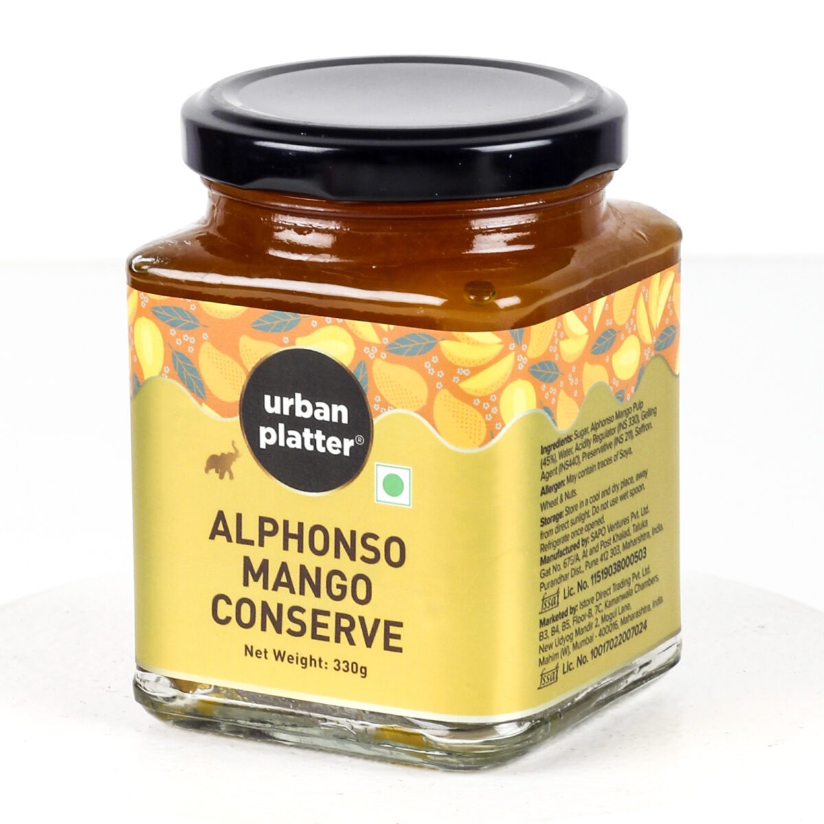 Urban Platter Alphonso Mango Conserve - 330 gms