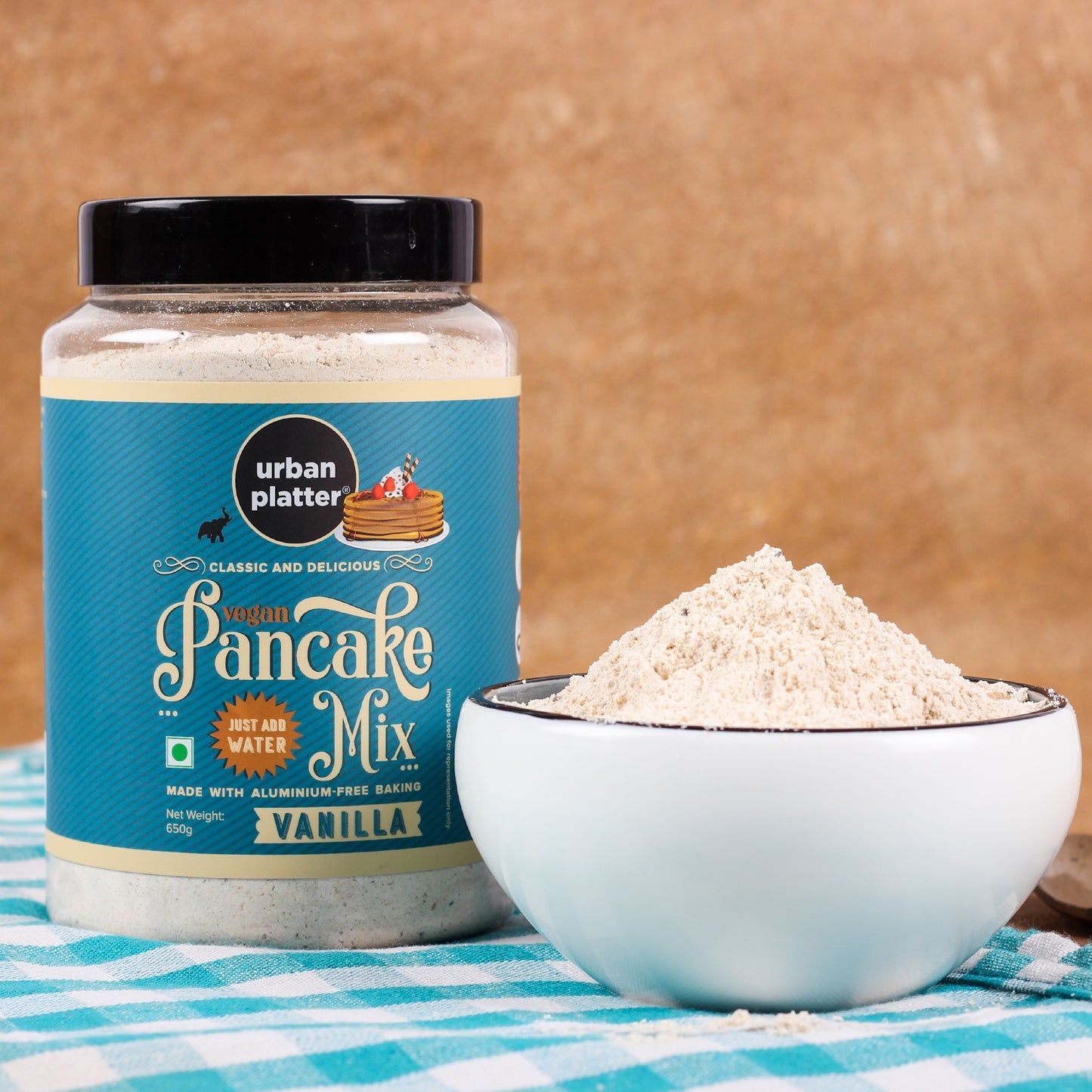 Urban Platter Vanilla Pancake Mix - 650 gms