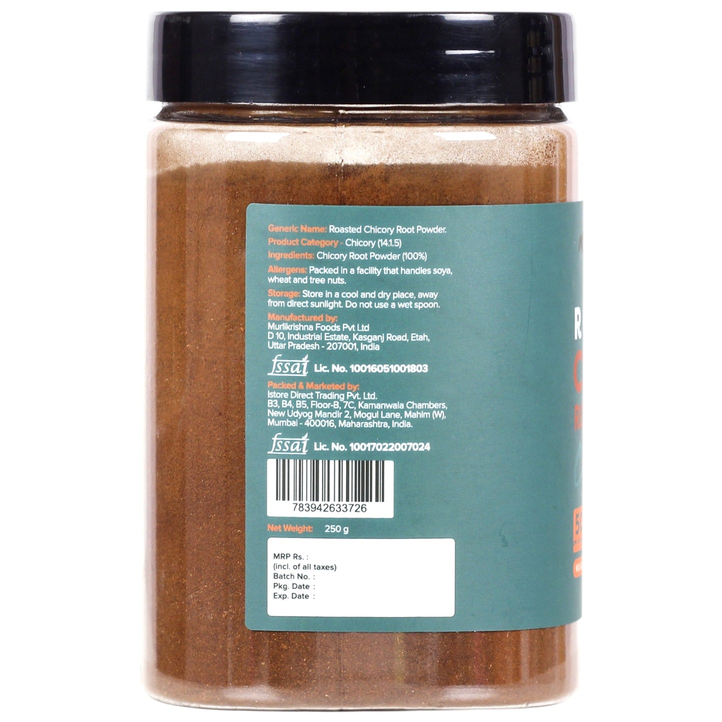 Urban Platter Roasted Chicory Root Powder - 250 gms