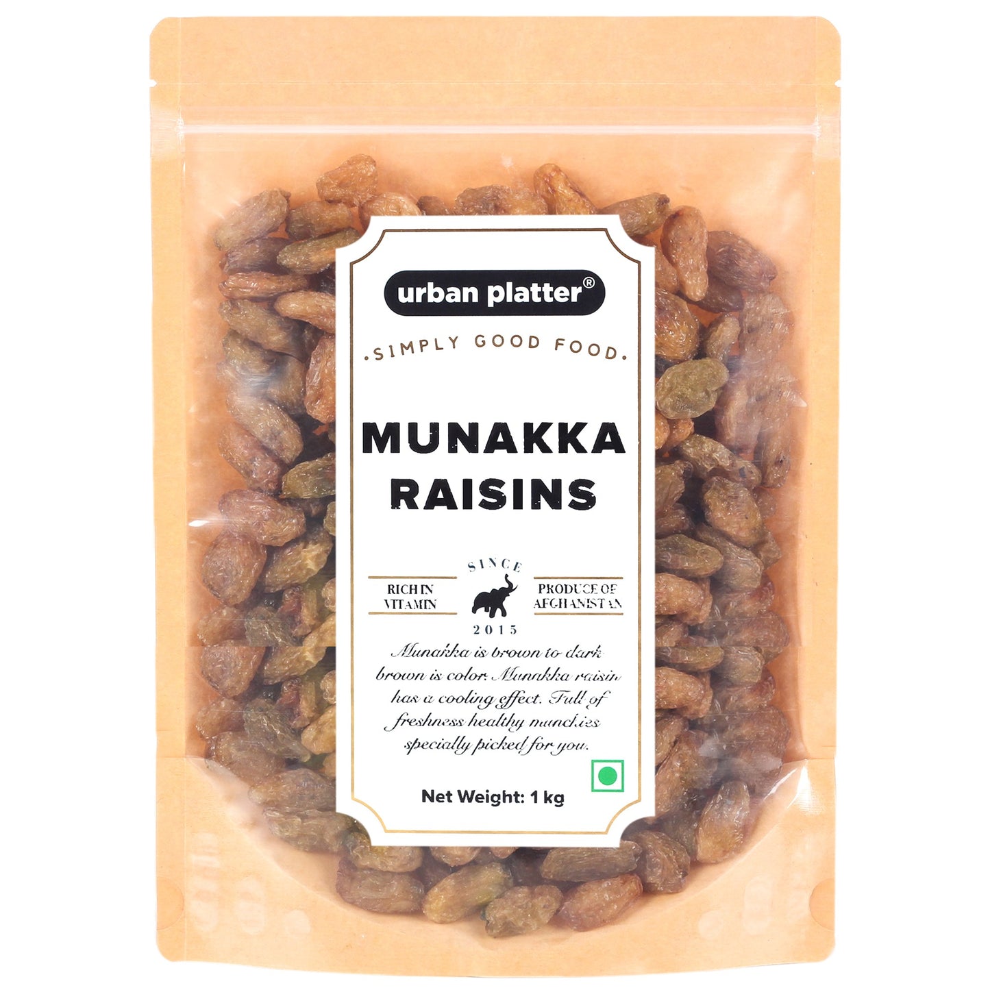 Urban Platter Premium Munakka Raisins - 1 kg